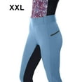 thumbnail image 2 of Ruiboury Polyester Horse Riding Pants For Fit And Unmatched Durability Scratch-proof Equestrian Pants light blue XXL, 2 of 6