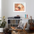 thumbnail image 4 of Art.com Watercolor Poppy II Art Print by Megan Meagher, White Frame Wall Art, 40" x 32", 4 of 5