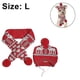 thumbnail image 2 of Gorro y bufanda de punto para disfraz de perro navideño, accesorios bonitos para disfraz de mascota, ropa cálida de invierno para gato, 2 of 5