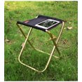 thumbnail image 4 of Asiento plegable JAMW para silla de picnic Taburetes portátiles Jardín Playa Pesca Camping color dorado, 4 of 5