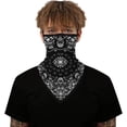 thumbnail image 3 of Earhook Bandanas Face Neck Gaiter Headwear Scarf Dust Wind Sun Protection Ear Hangers Seamless Tube, 3 of 6