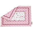thumbnail image 5 of Vargottam Placemats- Placemat For Dining Table, Set Of 4- Printed & Reversible CottonNapkin-IndoorPlacematsFor Home & Kitchen Dining Table- Asian Block (Light Pink), 5 of 5
