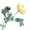 Yellow, variant on fuxzkrlz Artificial Ranunculus Asiaticus 2 Head Realistic Fake Silk Flower with Stem Home Office Wedding Party Table Centerpiece Vase Faux Bloom Decoration