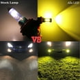 thumbnail image 4 of Alla Lighting HB4 9006 LED Fog Lights Bulbs, 3000K Golden Yellow Super Bright 3030-SMD High Power 12V Upgrade, 4 of 9
