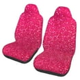 thumbnail image 2 of Haiem Rose Red Glitter Printed Car Seat Covers Set of 2, Universal Fit Car Seat Covers,Protective Seat Covers,Comfortable Car Seat Covers, Easy Installation Seat Covers, 2 of 9
