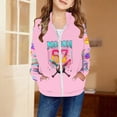 thumbnail image 4 of WAYUTE Girls Sweatshirt Long Sleeve Zip Up Hoodie with Cute Print Pullover for Kids and Toddler Casual Wear and Sports Outdoor Activities, 4 of 4