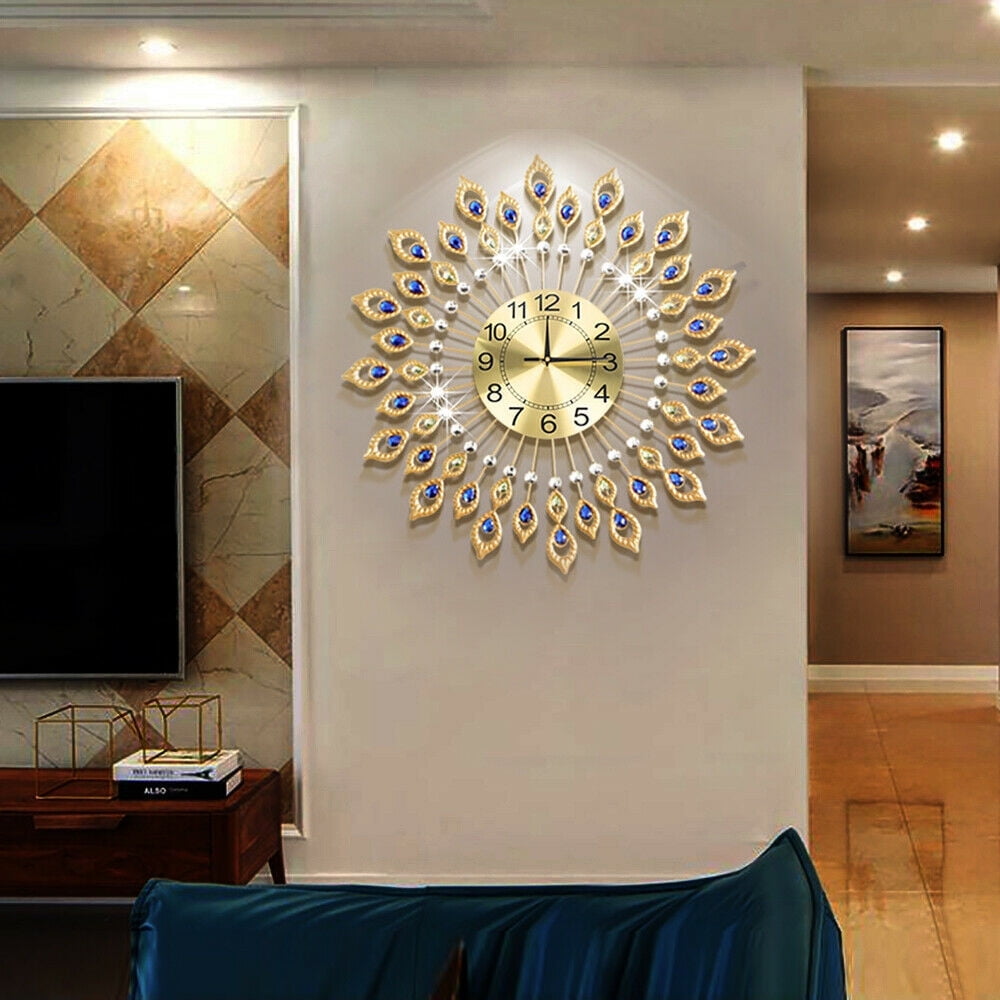3 D Modern Large Wall Clock Luxury Peacock Wall Watch 67 CM Living Room Home Decor 3 D Modern Large Wall Clock Luxury Peacock Wall Watch 67 CM Living Room Home Decor 334 d 2 f 50