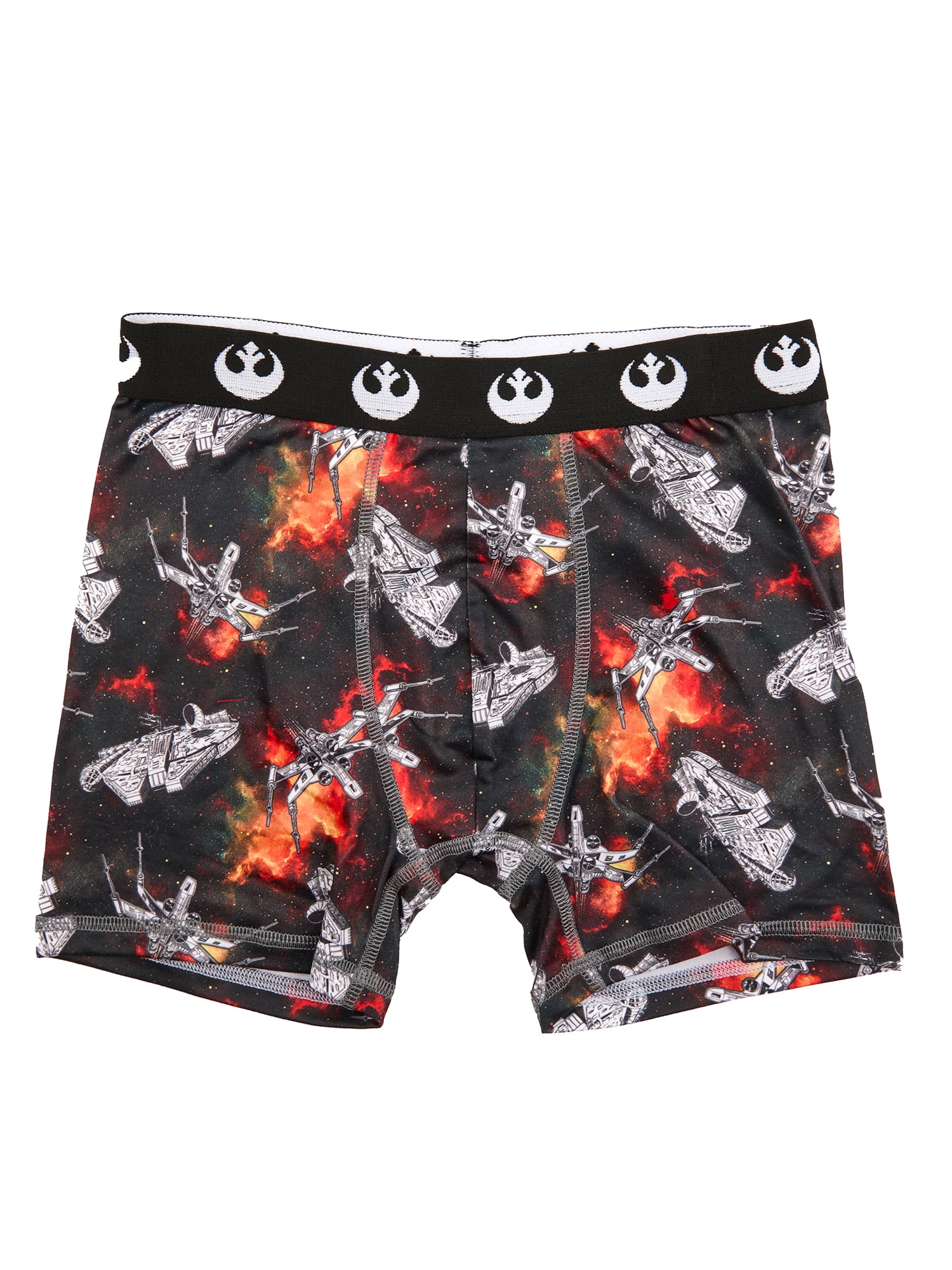 Star Wars Boys Boxer Brief Underwear, 4-Pack, Sizes XS-XL