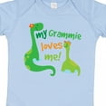 thumbnail image 4 of Inktastic My Grammie Loves Me Grandson Dinosaur Boys Baby Bodysuit, 4 of 5