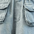 thumbnail image 4 of XXWXYD Clearence Carpenter Jeans Workwear Denim Pants Straight Leg Big Kids Korean Trend Loose Fit with Utility Pockets 2025 Collection, 4 of 7