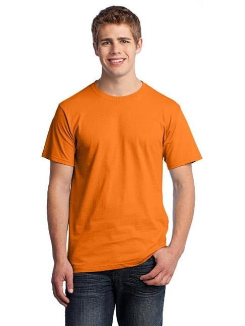 Heavy Cotton Tee Safety Orange 3 Pack 