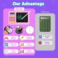 thumbnail image 4 of YOPTOP Math Games for Kids Age 5 6 7 8, LCD Writing Tablet Educational Math Learning Games for Kids, Birthday Gifts for Boys Girls,Pink, 4 of 5
