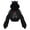 Black, variant on XZNGL Womens Pullover Hoodie Womens Pullover Long Sleeve Hooded Sweatshirt Cute Gothic Cat Ears Hoodie Blouse Women'S Long Sleeve Cat Hoodie with Ears