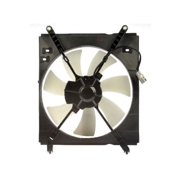 Right A/C Condenser Fan Assembly - Compatible with 1999 - 2001 Toyota Camry 2.2L 4-Cylinder 2000