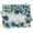 Blue White Rose, variant on Spring Summer Floral Flower Placemats Set of 4, Watercolor Pansy Leaves Dining Place Mats Table Decor, Seasonal Home Kitchen Decoration 12 x 18 Inch