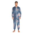 thumbnail image 3 of FORMRS Onesies Pajama for Adults Unisex Hoodie Winter Jumpsuit One Piece Sleepwear, Sizes S-2XL, Trees in The Night, 3 of 7