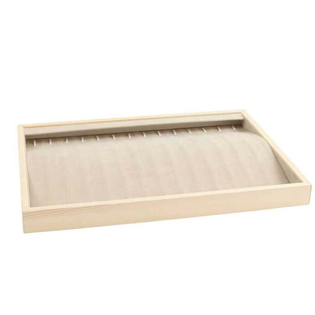 18 rejillas para pulsera, collar, bandeja de exhibición, organizador colgante, soporte de almacenamiento de joyería, accesorio organizador para Ropa, zapatos y accesorios Miscelánea Tipo 3 Minnieouse AP015995-03