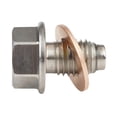 thumbnail image 3 of Tapón de drenaje de aceite,Tapón de drenaje de aceite del motor M12x1,5,Tapón de drenaje de aceite M12x1,5 con junta,Tapón de cárter de aceite M12x1,5 de acero inoxidable,Reemplazo del, 3 of 8