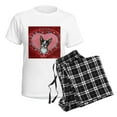 thumbnail image 4 of CafePress - Boston Terrier Valentine Xoxo Pajamas - Women's Short Sleeve Print T-Shirt and Pants Light Cotton Pajama Set, 4 of 7