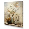 thumbnail image 2 of Designart "Pottery with Zen Boho Vibes in Yellow I" Geometric Canvas Wall Art - Bohemian Grey Boho Pottery Living Room Canvas Art, 2 of 6