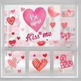 thumbnail image 1 of Sticker Glass Window Glue Sticker Valentine's Day Refrigerator No 9Pcs Home DIY, 1 of 9