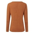 thumbnail image 6 of 2023 Autumn And Winter European And Asian New Hollow V Neck Solid Color Casual T Shirt Long Sleeves Raglan Shirts for Women Short Sleeve Raglan Shirt Women Space Apparel Athletic V Neck Shirts Women, 6 of 6