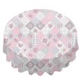 thumbnail image 2 of Pioneer Flower Floral Print Pattern Round Tablecloth 60 X 60 Inch, Wrinkle Resistant Wipeable Table Cloth for Kitchen Dining Picnic Patio Party, 2 of 6