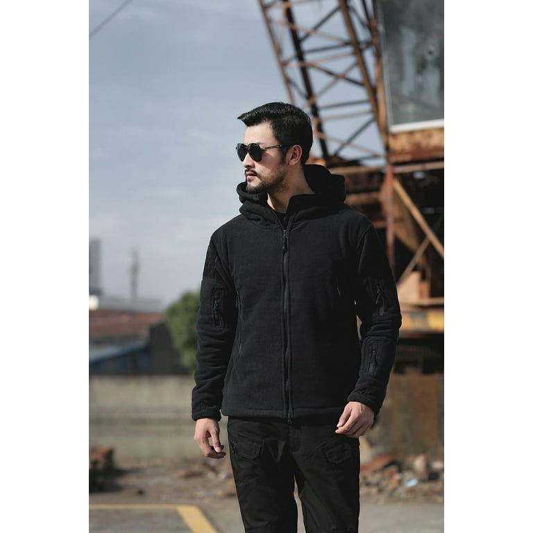 Men's Winter Hoodie Jacket Black