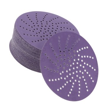 LiME LiNE 6-inch Scuffing Discs For DA Sanders - 8 Pack Gray Hook & Loop Pads, 600-800 Grit