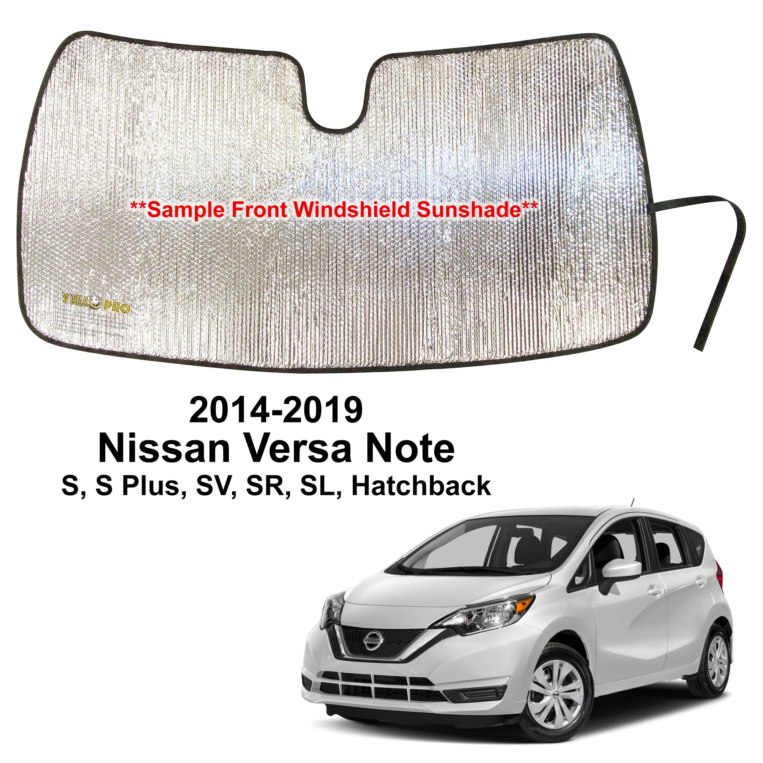 Windshield Sunshade for 2014-2019 Nissan Versa Note S, S SV, SR, SL, Hatchback -