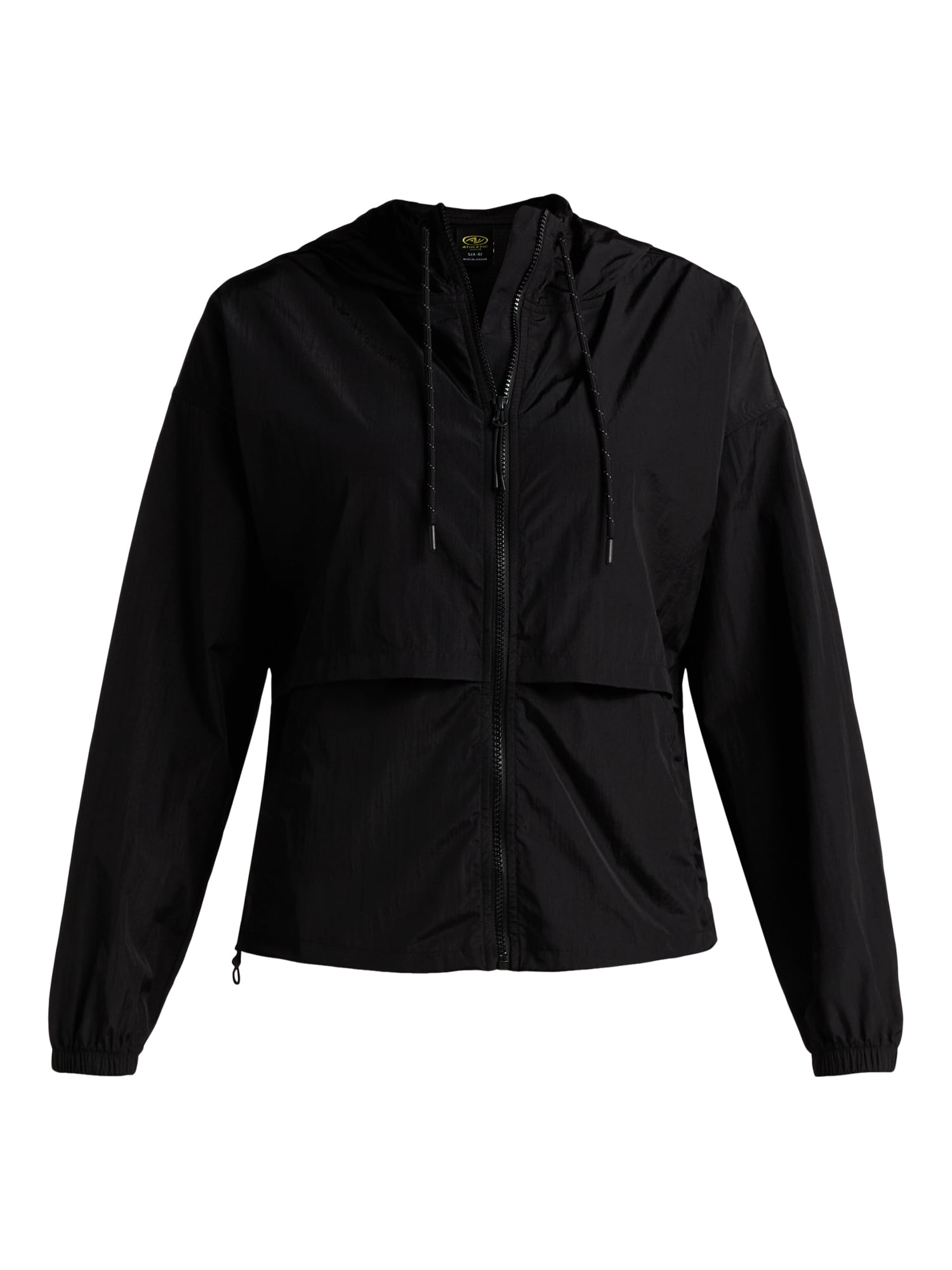 Athletic Works Women's Zip Front Windbreaker Jacket, Size XS-XXXL