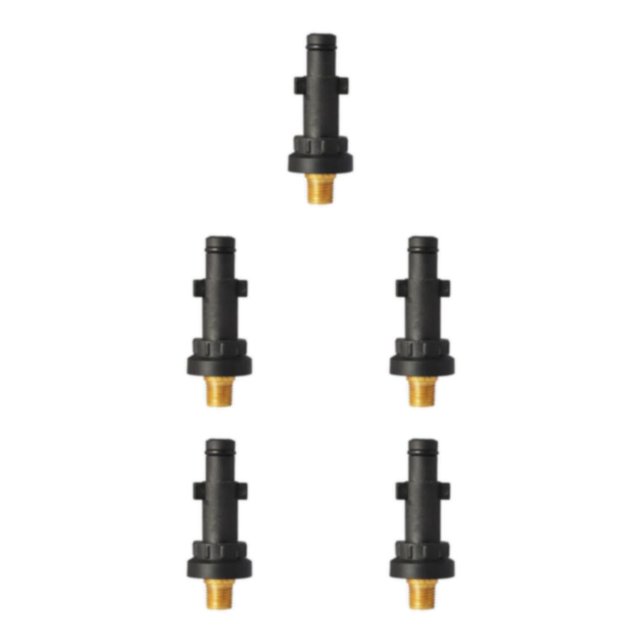 Wweixi 1pc Pressure Washer Adapter Foam Nozzle Washing Car Accessories Adapter Type D 5Set