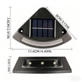thumbnail image 3 of JHyouerji LED Solar Step Lights Waterproof Outdoor Stair Lights,Outdoor Decor Light for Yard Patio Garden Front Door Pathway Porch, 3 of 9