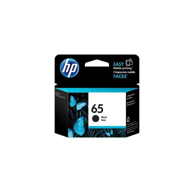 Cartouche d'encre originale HP 65 Black (N9K02AN)