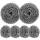thumbnail image 1 of Depuradores de platos de cocina, depuradores de ollas de acero inoxidable, herramientas de limpieza reutilizables, 6 uds., 1 of 5