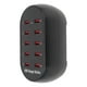 thumbnail image 1 of Cargador de escritorio con múltiples puertos USB, estación de carga USB, estación de carga con 10 puertos USB, concentrador de carga USB, verdadera excelencia, 1 of 9