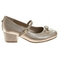 thumbnail image 2 of Badgley Mischka Girls Dress Shoes (Little Kids, Sizes 11–4), Gold, Size: 12, 2 of 7