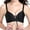 Black, variant on BYHONG Women's Sexy Comfortable Breathable Bra Smooth Lace Pull B Converged and Adjustable Bra Bars for Women Beige 80