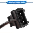 thumbnail image 4 of Unique Bargains 1 Pc Crankshaft Position Sensor for FIAT Panda I Hatchback 0.9 1992-1996 Sturdy Metal Plastic Black Engine Crank CKP Sensor, 4 of 6