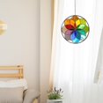 thumbnail image 4 of Overlap Colors Wind Spinner Yard Art Garden Hanging Decoration, 4 of 8