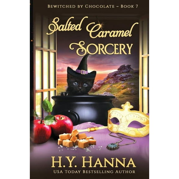 Bewitched by Chocolate Mysteries Salted Caramel Sorcery (LARGE PRINT): BEWITCHED BY CHOCOLATE Mysteries Book 7, Book 7, (Paperback)