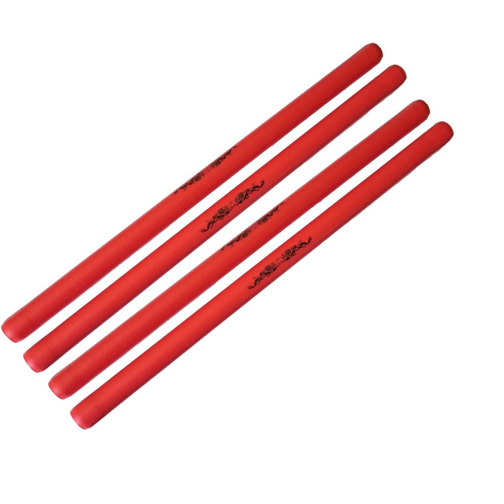 Foam Padded Escrima Sticks for Safe Practice Training with Carry Bag