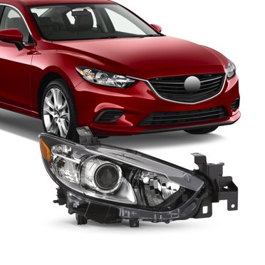 Fit For 2014 2015 2016 2017 Mazda 6 Halo Right Passenger Side Headlight W/ BULBS Fit For 2014 2015 2016 2017 Mazda 6 Halo Right Passenger Side Headlight W/ BULBS