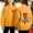 Orange, variant on NAISIBABY Girls Christmas Sweatshirt (2-12T), Long Sleeve Crewneck Fleece Lined Kids Fashion Festival Tops Wine 6T