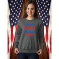 thumbnail image 2 of Freedom Squad W Garland Sweatshirt Women -Image by Shutterstock, Female 3X-Large, 2 of 4