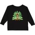 thumbnail image 3 of Inktastic Alaska Moose and Trees Boys or Girls Long Sleeve Toddler T-Shirt, 3 of 5