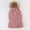 Pink, variant on Herrnalise Women Fashion Keep Warm Winter Hats Knitted Wool Hemming Hat
