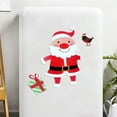 thumbnail image 3 of putnchl Christmas Creative Refrigerator Magnet Cartoon Santa Claus Snowman Magnetic Soft Magnetic Refrigerator Magnet, 3 of 3