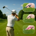 thumbnail image 2 of 3 Pcs Golf Grip Trainer Aid, Rubber Golf Club Swing Stick, Helps Maintain Proper Grip, Unique Groove Design, Includes Shimmering Pouch, 2 of 4