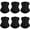 6pcs Black, variant on 6 Pack Summer UV Protection Cooling Neck Gaiter Face Clothing Neck Gaiter Mask Scarf Sunscreen Breathable Bandana for Women Men